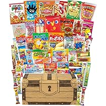 Amazon.co.jp: 【Prime Japan Gift】駄菓子 詰め合わせ 50種55 宝箱風